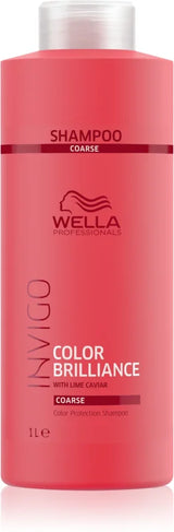 Sampon Wella Professionals pentru Par Vopsit, Fin sau Normal -  Invigo Color Brilliance Color Protection Shampoo Fine Normal Hair, 1000ml - Shiny Beauty