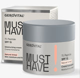 Gerovital  cremă Hidratantă 1% Peptide SPF 15 , 50 ml - crema academie , Shiny Beauty - shiny beauty  ,  crema de fata