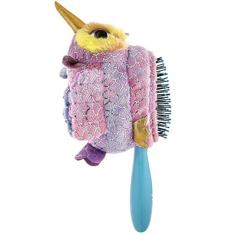 Perie De Par Wet Brush Pentru Copii Plush Owl Unicorn - crema academie , Wet Brush - shiny beauty  , wet brush crema de fata
