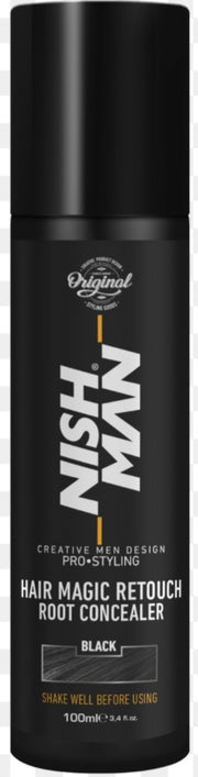 NISHMAN - Spray colorant - Magic color - Negru 100 ml - crema academie , Shiny Beauty - shiny beauty  ,  crema de fata