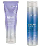 Set Balsam De Par Joico Blonde Life Violet 250ml si Sampon Joico Moisture Recovery 300ml - crema academie , Shiny Beauty - shiny beauty,crema de fata