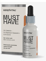 Gerovital Ser Contur Ochi 3% Cafeină , 30 ml - crema academie , Shiny Beauty - shiny beauty  ,  crema de fata