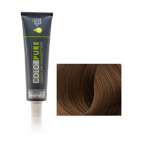 Vopsea par fara amoniac  Lorvenn Color Pure nr 7.13-blond-cool-beige - crema academie , Lorvenn - shiny beauty  , Lorvenn color pure crema de fata