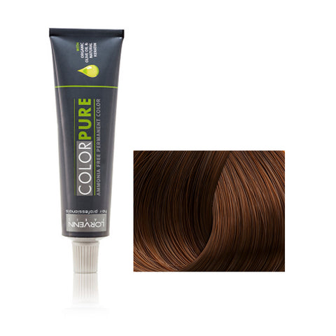 Vopsea par fara amoniac  Lorvenn Color Pure nr 7.37-blond-golden-coffee - crema academie , Lorvenn - shiny beauty  , Lorvenn color pure crema de fata