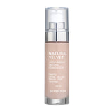 Fond de ten Seventeen NATURAL VELVET LONGLASTING MATTE FOUNDATION 03 Light Beige - crema academie , seventeen - shiny beauty  , fond de ten Seventeen crema de fata