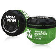 Gel de par Nishman G1 Styling Gel Gum Effect Casual 300 ml - crema academie , Shiny Beauty - shiny beauty  ,  crema de fata