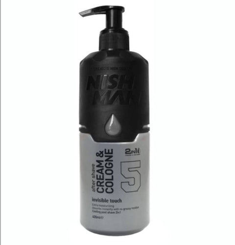 After Shave Lotiune Barbati, Nishman, 05 Invisible Touch, 400 ml - crema academie , Shiny Beauty - shiny beauty  ,  crema de fata