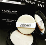 Pudra Compacta Maxi Coverage Powder,Spf 15,Radiant, 01 Beige, 11g - crema academie , Shiny Beauty - shiny beauty  ,  crema de fata