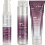 Set Joico Defy Damage Sampon 300ml Balsam 250ml Tratament Protectie Termica 100ml - crema academie , Shiny Beauty - shiny beauty  ,  crema de fata