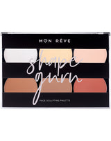 Paleta Contur MON REVE Shape Guru Palette 02 MEDIUM 24gr - crema academie , Shiny Beauty - shiny beauty  ,  crema de fata