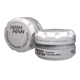 Ceara de par colorata, NishMan C1, Gri deschis 100 ml - crema academie , Shiny Beauty - shiny beauty  ,  crema de fata