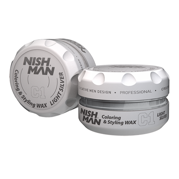 Ceara de par colorata, NishMan C1, Gri deschis 100 ml - crema academie , Shiny Beauty - shiny beauty  ,  crema de fata