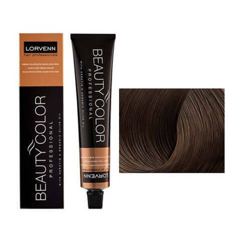 Vopsea par cu amoniac Lorvenn Beauty Color nr 6.1 - crema academie , Lorvenn - shiny beauty  , Lorvenn Beauty Color Professional crema de fata