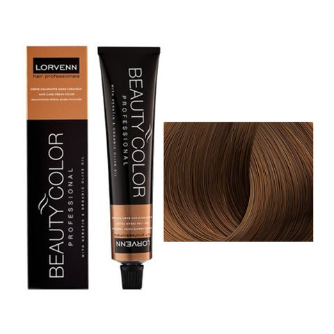 Vopsea par cu amoniac Lorvenn Beauty Color nr 7.13 - crema academie , Lorvenn - shiny beauty  , Lorvenn Beauty Color Professional crema de fata
