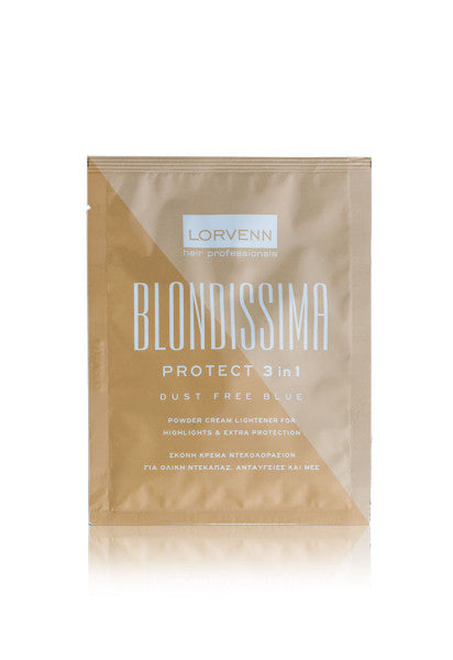 Pudra decoloranta Lorvenn  BLONDISSIMA PROTECT 3 in 1 15gr - crema academie , Lorvenn - shiny beauty  , pudra decoloranta lorvenn crema de fata