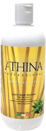 Lapte post epilare ATHINA cu aloe vera 500 ml - crema academie , Athina - shiny beauty  , ulei dupa epilat crema de fata