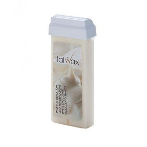 Rezerva ceara cartus Italwax unica folosinta 100ml Ciocolata alba - crema academie , italwax - shiny beauty  , rezerva ceara crema de fata