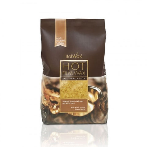 Italwax Hot film Wax Ceara de epilat profesionala elastica granule - Naturala 1 kg - crema academie , italwax - shiny beauty  , ceara epilat crema de fata