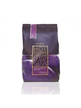 Italwax Hot film Wax Ceara de epilat profesionala elastica granule - Pruna 1 kg - crema academie , italwax - shiny beauty  , ceara epilat crema de fata