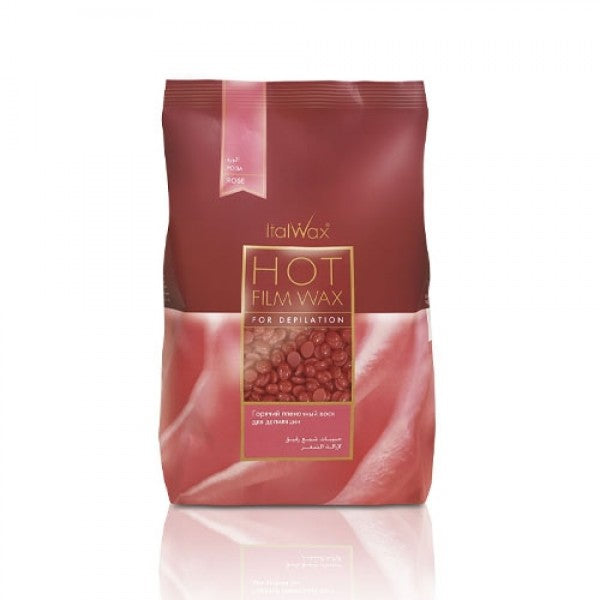 Italwax Hot film Wax Ceara de epilat profesionala elastica granule - Titan rosa 1 kg - crema academie , italwax - shiny beauty  , ceara epilat crema de fata