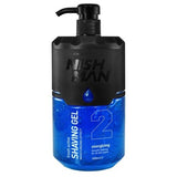 NishMan Energizing Shaving Gel 2 Gel de ras albastru 1000 ml - crema academie , Shiny Beauty - shiny beauty  ,  crema de fata