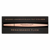 Tus de ochi tip carioca Makeup Revolution Renaissance Flick, Black, 0.8 g - crema academie , Revolution - shiny beauty  , Tus de ochi crema de fata