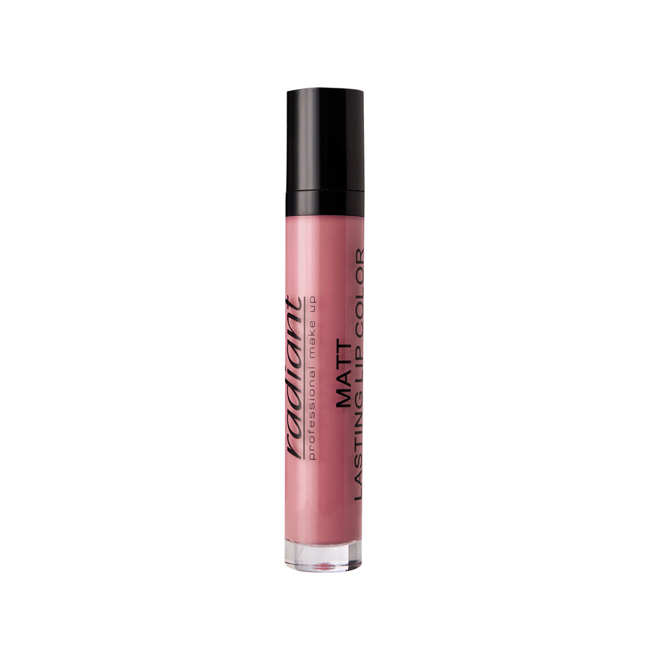 Ruj mat  RADIANT MATT LASTING LIP COLOR 01 - crema academie , radiant - shiny beauty  , ruj buze radiant crema de fata