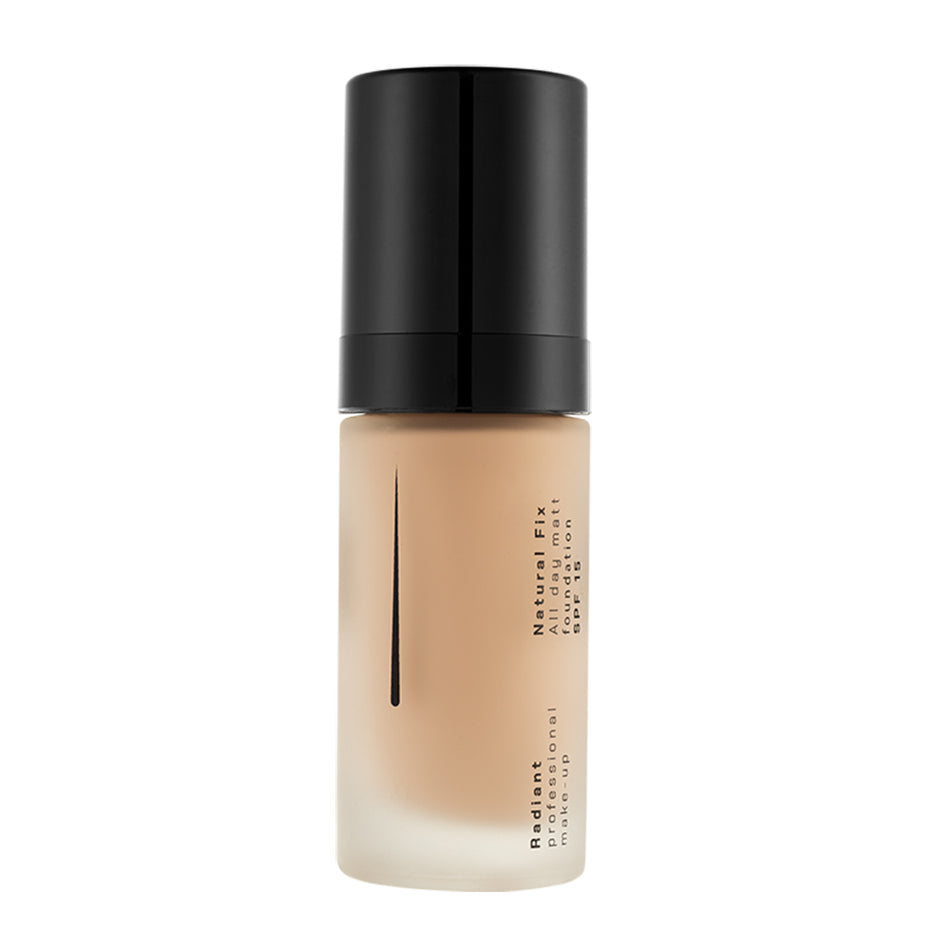 Fond de ten Radiant NATURAL FIX ALL DAY MATT FOUNDATION SPF 15 05 LIGHT TAN - crema academie , radiant - shiny beauty  , fond de ten Radiant crema de fata