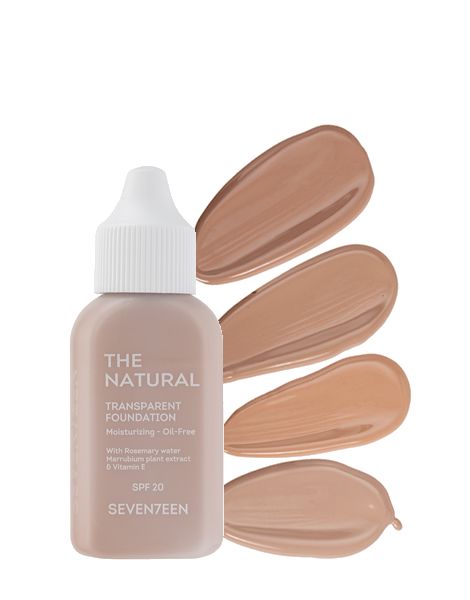 Seventeen The Natural Transparent Foundation SPF20 Fond de Ten 35ml - crema academie , Shiny Beauty - shiny beauty  ,  crema de fata