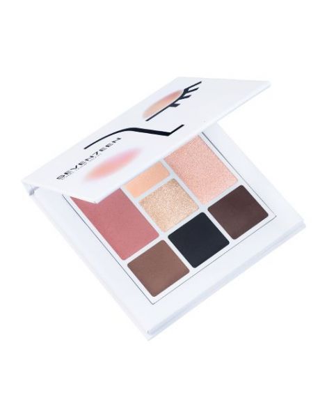 Seventeen Paleta Total Look Warm Nude Beauty ( Fardx5 + Iluminator + Blush) - crema academie , Shiny Beauty - shiny beauty  ,  crema de fata