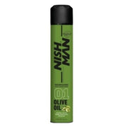 NISHMAN 01 - Spray pentru stralucire - Olive Oil - 400 ml - crema academie , Shiny Beauty - shiny beauty  ,  crema de fata