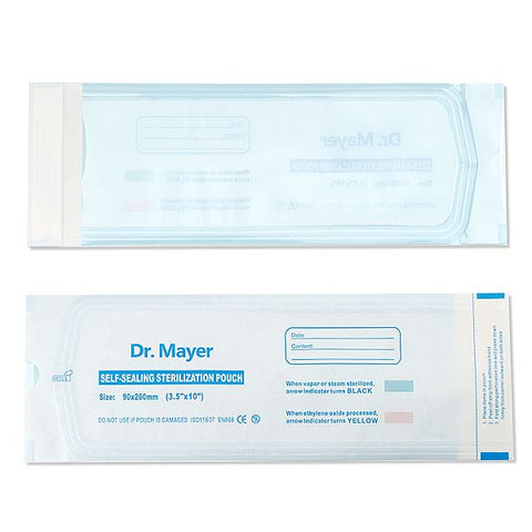 Pungi sterilizare autosigilante Dr. Mayer 135x280mm set 200 - crema academie , Cupio - shiny beauty  , Sterilizatoare crema de fata