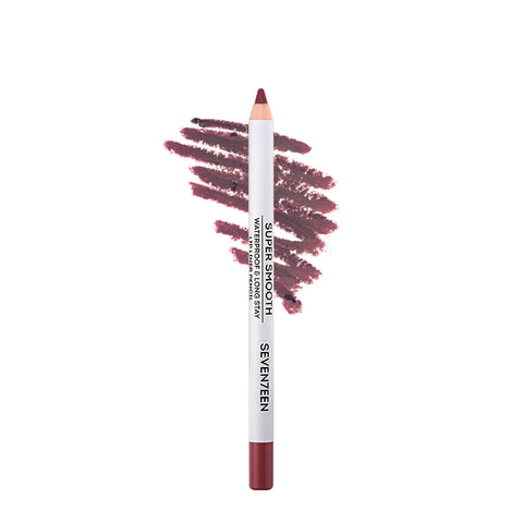 CREION DE BUZE Seventeen SUPERSMOOTH WATERPROOF LIPLINER 7 LIGHT CRANBERRY - crema academie , SEVENTEEN - shiny beauty  , CREION BUZE Seventeen crema de fata